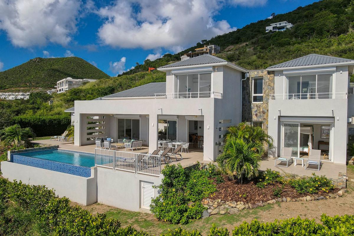 Location villa St Martin - Vue d'ensemble